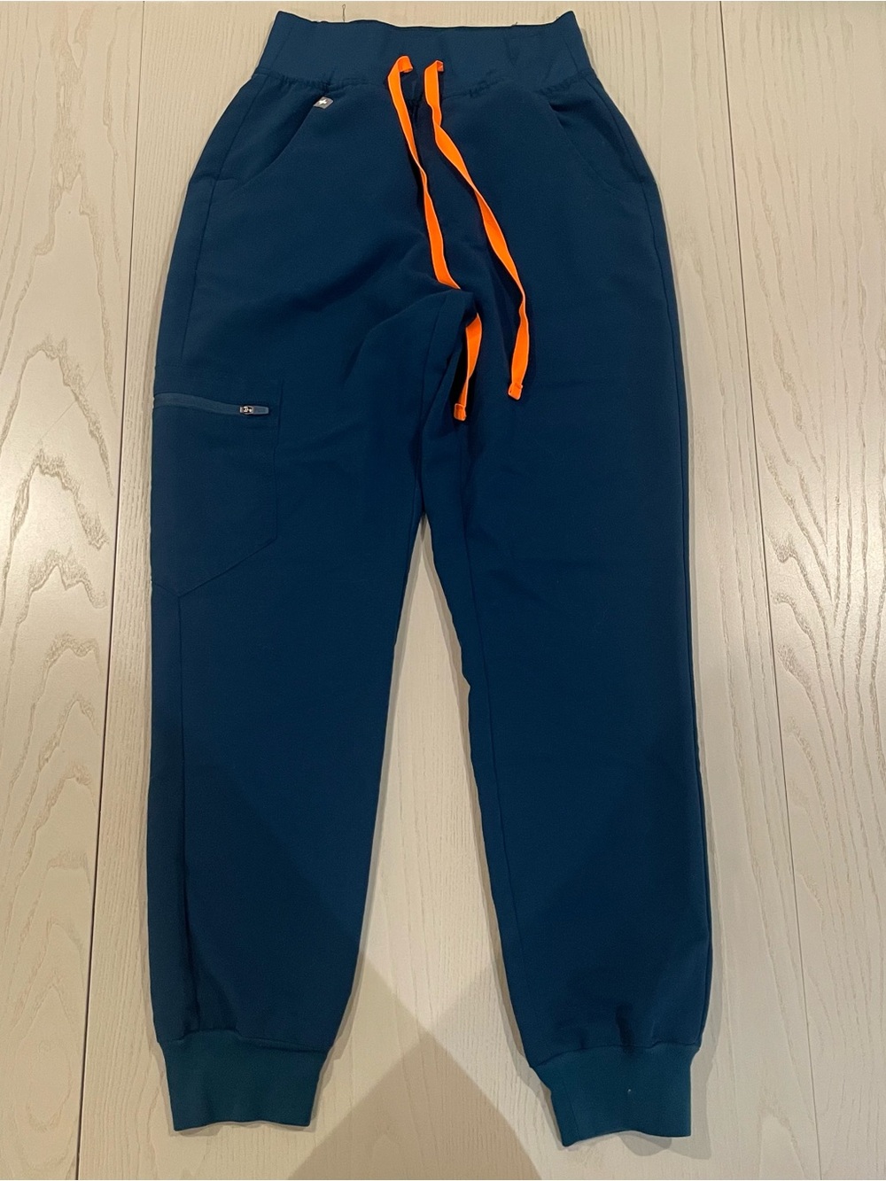 FIGS High Waisted Zamora Jogger Scrub Pants W22SW2012P Deep Sea 2920 - Size XXSP